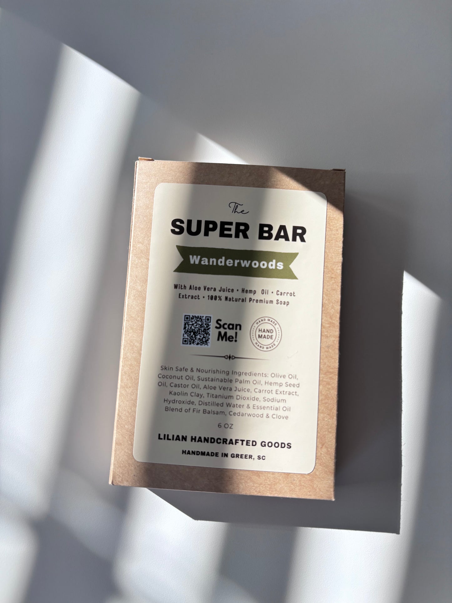 The Super Bar - Wanderwoods 6 Oz Soap Bar