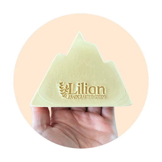 Mountain Shape Soap Bar - Almond Cream